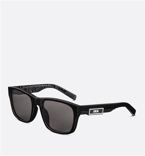 DiorB23 S2F Black Rectangular Sunglasses 